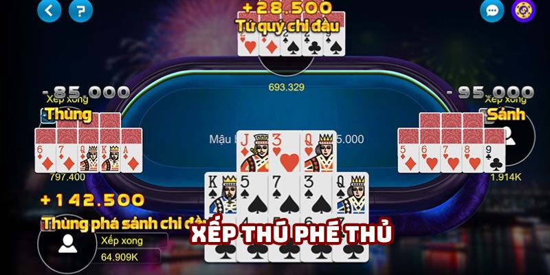 Xếp thú phé thủ là chiến thuật được nhiều chuyên gia chọn ứng dụng
