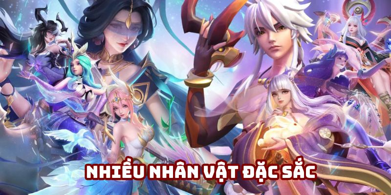 Hệ thống nhân vật game đa dạng và đẹp