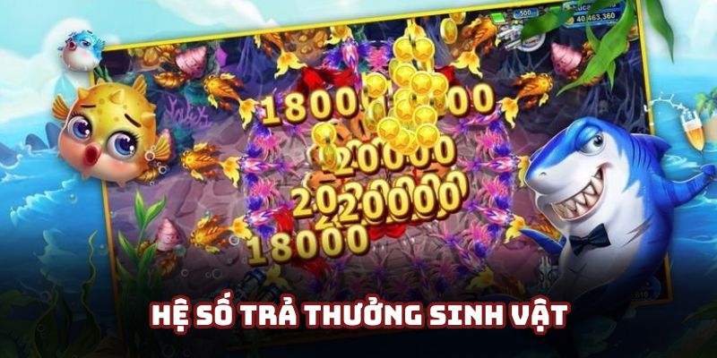 Hệ thống sinh vật khổng lồ đang chờ đón khách hàng săn thưởng