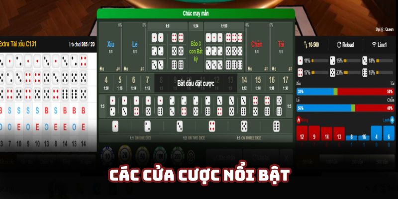 Một vài hình thức đặt cược nổi bật mà khách hàng có thể áp dụng