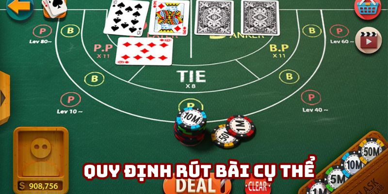 Quy định rút bài của từng tụ